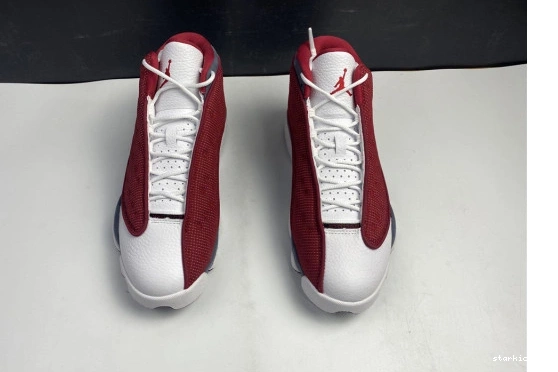 Jordan Grey 13 414571-600 Flint Air 414571-600 Retro Gym Red 0210